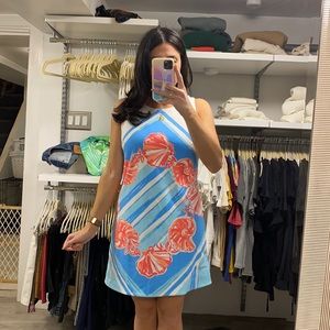 Lilly Pulitzer seashell shift dress small